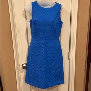 J Crew Royal Blue Sleeveless Sheath Dress. Sz 4